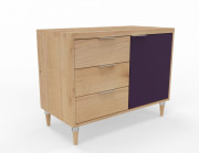 Commode en bois pour chambre 1 porte