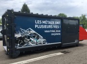 Compacteur pour déchetterie à plat