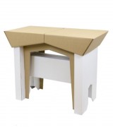 Comptoir d’exposition en carton