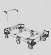 Conception de structures tubulaires sur mesure – postes, chariots, racks étagères modulaires