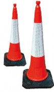 Cône de signalisation rétro-réfléchissant