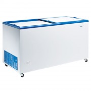 Congélateur avec couvercle coulissant vitré 