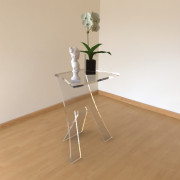 Console en Plexiglas en Z - Hauteur : 66 cm