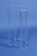 Console ronde en plexiglas - ?.45 cm - Hauteur : 75 cm
