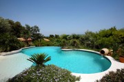 Construction piscine paysagée