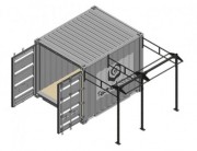 Container crossfit Rig pour entraînement outdoor