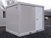 Container shelter monobloc