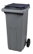 Conteneur à déchets roulant 120L