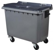 Conteneur à déchets roulant 660L