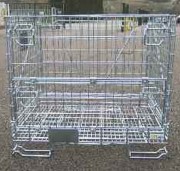 Conteneur en fil grillagé repliable 800 Kg