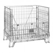 Conteneur en fil pliant - Charge 800 kg - Contenance 500 bouteilles