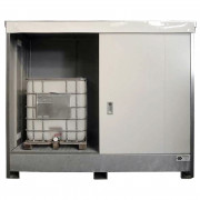 Conteneur pour stockage de polluants - Rétention 1000 L - CONT3MPC