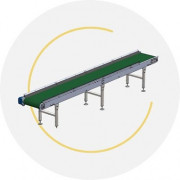 Convoyeur à bande PVC lisse ou agrippante - Largeur de 350 à 1000 mm