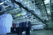 Convoyeur aérien manuel de linge