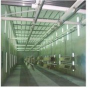 Convoyeur aérien motorisé à chaîne