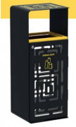Corbeille tri sélectif métal 110 L ARTRI