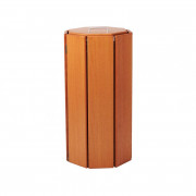 Corbeille de ville bois exotique