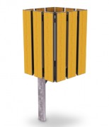 Corbeille de ville compact