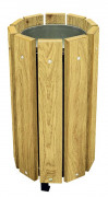 Corbeille extérieur en bois - 63 L - ?.440 mm x H.880 mm