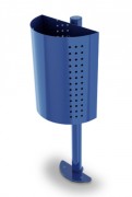 Corbeille de ville en métal 25 L