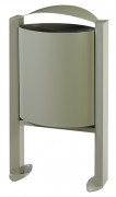 Corbeille de ville sur pied 40 L
