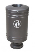 Corbeille de ville en métal 60 litres - A sceller