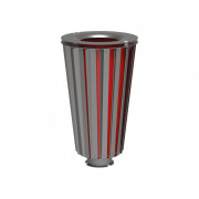 Corbeille en acier 80 L