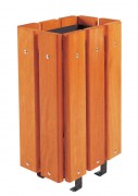 Corbeille en bois exotique