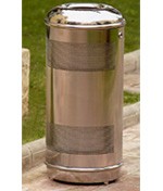 Corbeille extérieure acier inoxidable