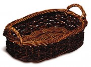 Corbeille ovale en osier