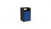Corbeille porte sac plastique recyclé