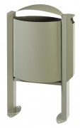Corbeille extérieur 40 L avec cendrier 3 L