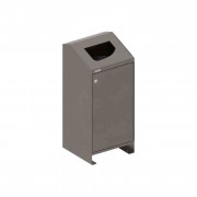 Corbeille Tri sélectif acier 100 L