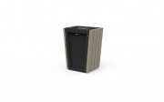 Corbeille urbaine plastique recyclé