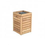 Corbeille ville en bois