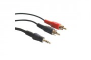 Cordon Audio 1 stéréo, 2 RCA