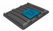 Couvercle avec volet rectangulaire pour benne OM