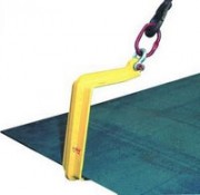Crochets simples pour plaques horizontales utilisation par 4 avec palonnier 750 ou 1500 Kg