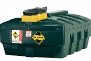 Cuve double paroi en PEHD pour huiles usagées - Capacité 1210 L