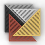 Dalle clipsable triangulaire