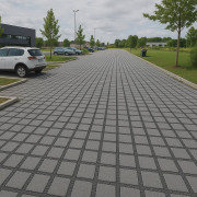 Dalle stabilisatrice en PVC pour pavé béton - Dim. 1000 x 714,5 mm - Ep. 80 mm