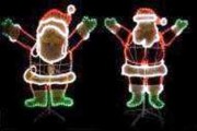 Décors à motif en cordon lumineux Led