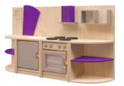 Demi îlot cuisine pour crèche
