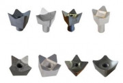 Dent et couteau de tête abatteuse - En acier type 42, 45 ou 48 CrMo 