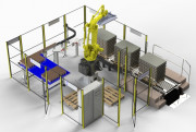 Dépalettiseur automatique de bouteilles - Capacité 1500 kg - Cadence : 4 cycles /minute
