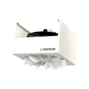 Déstratificateur industriel à commande automatique - 160 à 430 W - Débit d'air : 3600 à 9400 m³/h - IP42