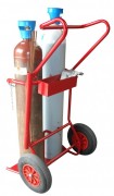 Diable porte-bouteille chantier