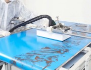 Dispositif nettoyage pour convoyeur agroalimentaire