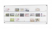 Distributeur mural cartes de visite