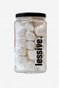 Dosette lessive avec bocal verre nu